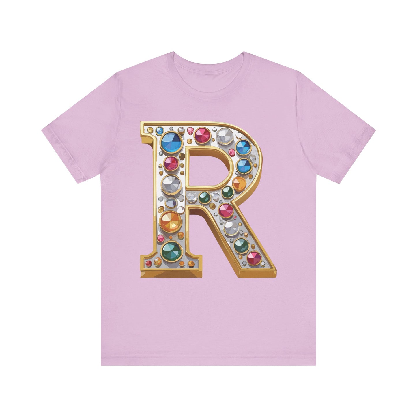 Letter Shirt, Shirt with Letters, Tee Shirt with Gold Letter, Shirt with Antique Letters