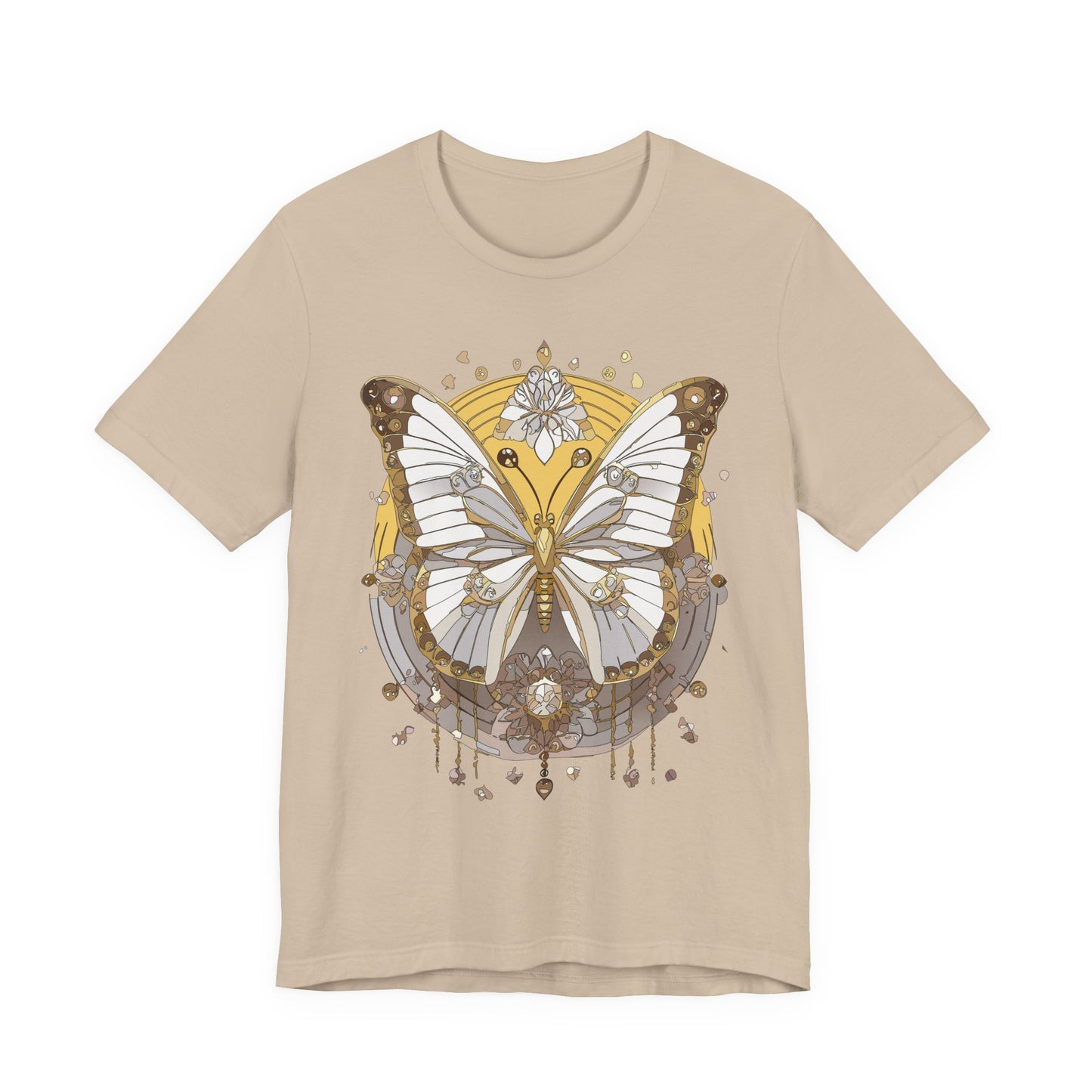 Butterfly Shirt, Shirt with Butterfly, Tee Shirt with Antique Butterfly
