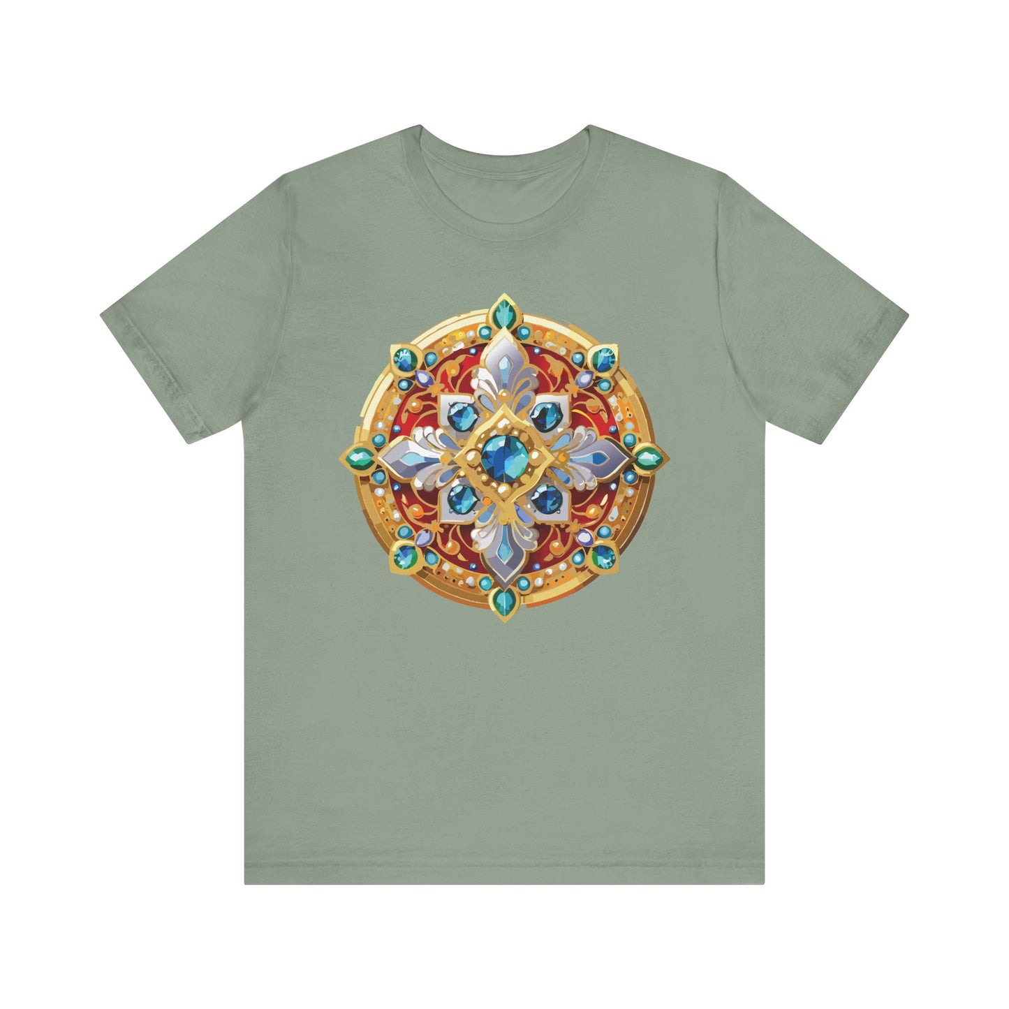 Medallion Shirt, Shirt with Medallion, Tee Shirt with Medal