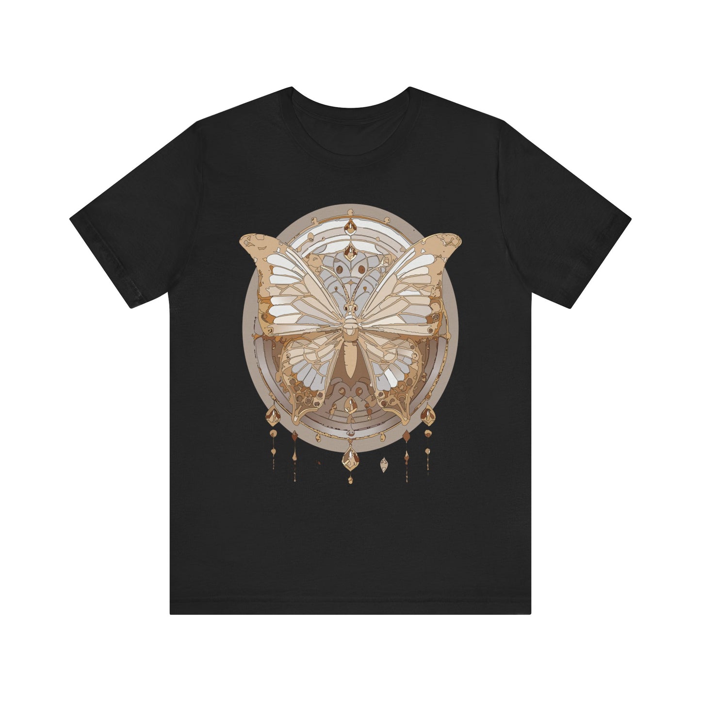 Butterfly Shirt, Shirt with Butterfly, Tee Shirt with Antique Butterfly