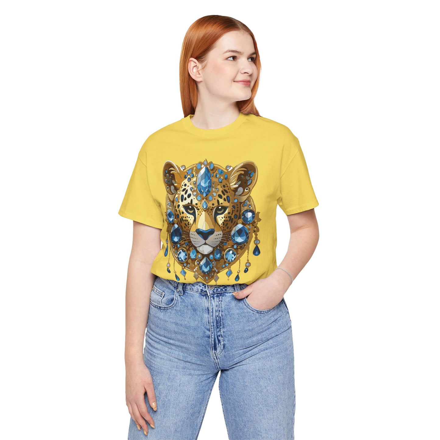 Animal Shirt, Shirt with Animal, Tee Shirt with Gold Animal Medal, Shirt with Antique Animal Medallion