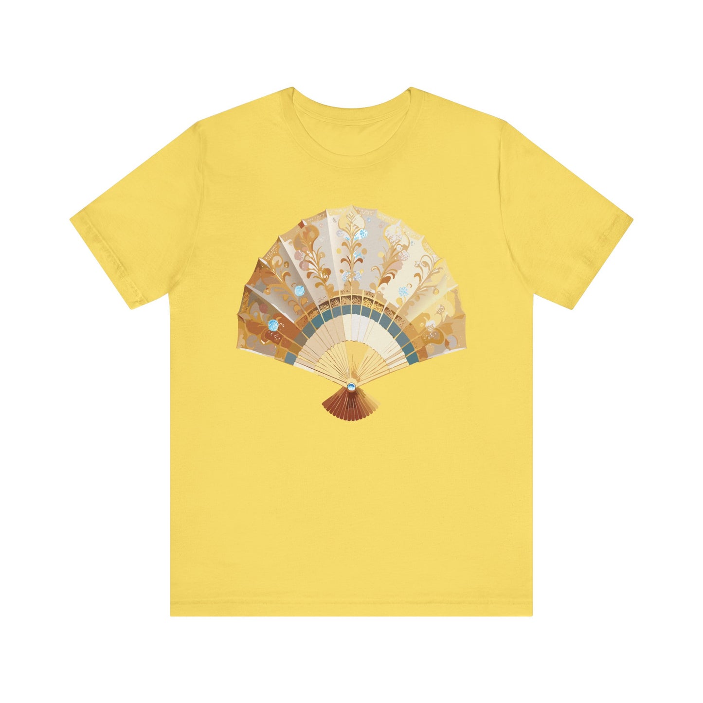 Fan shirt, Shirt with Fan, Tee Shirt with Gold Blower