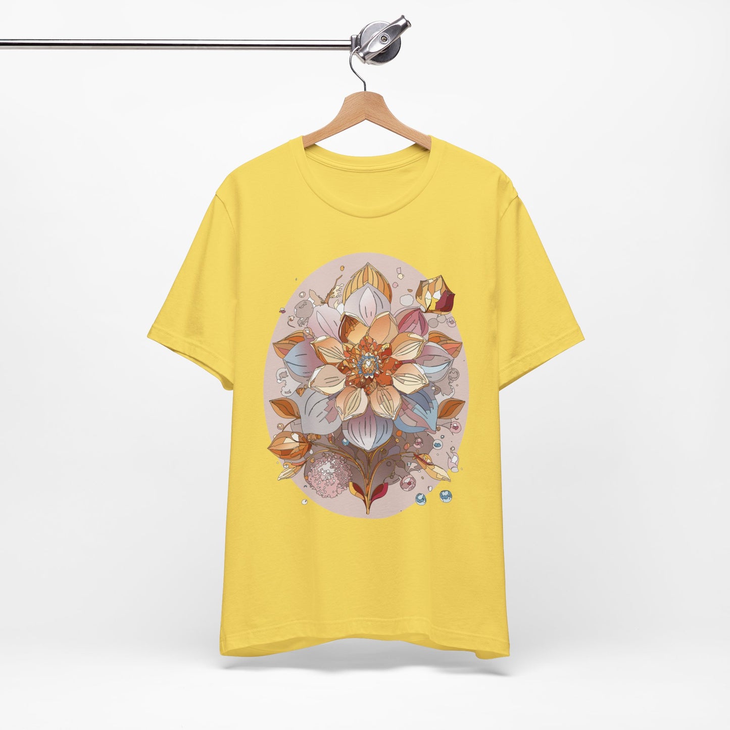 Floral Shirt, Flower Shirt, Tee Shirt with Antique Flower