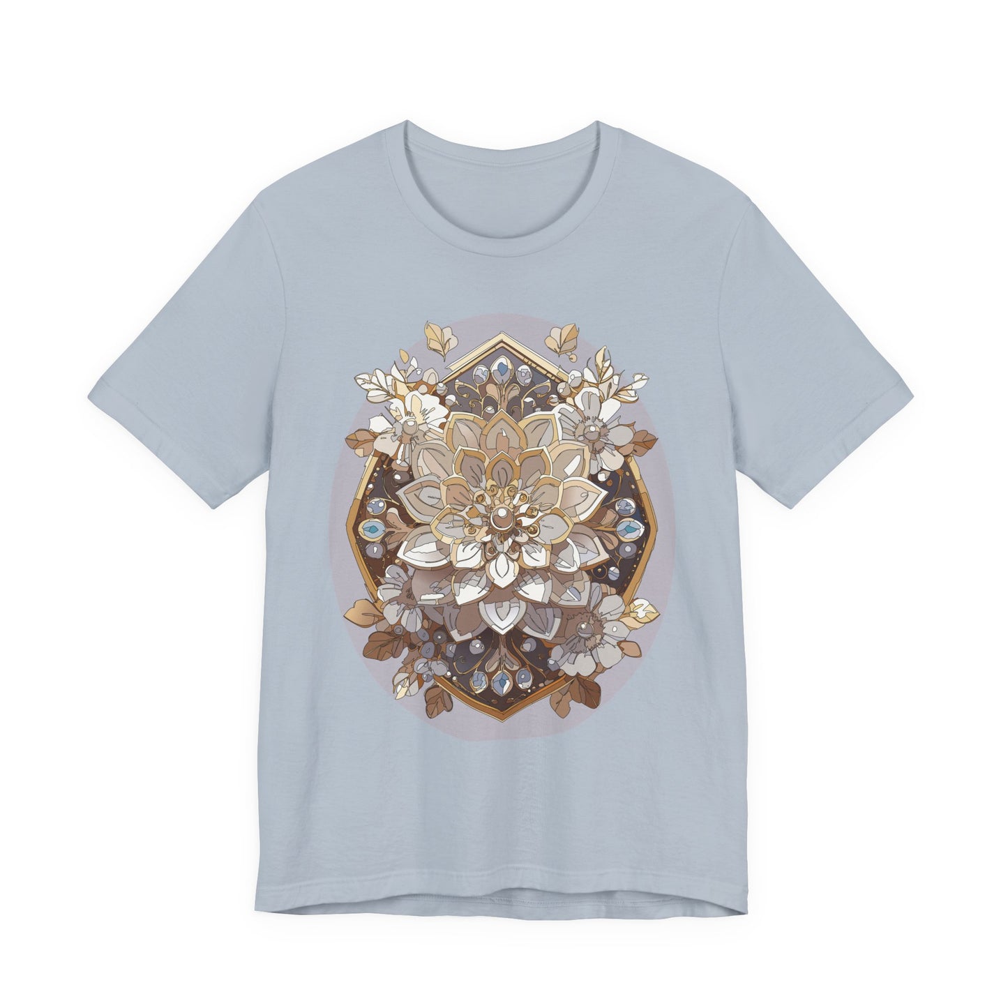 Floral Shirt, Flower Shirt, Tee Shirt with Antique Flower