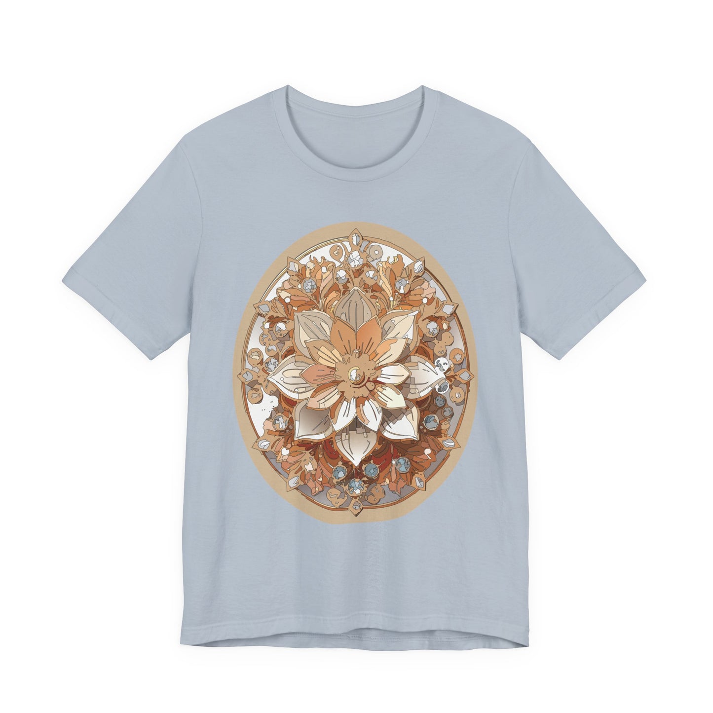 Floral Shirt, Flower Shirt, Tee Shirt with Antique Flower
