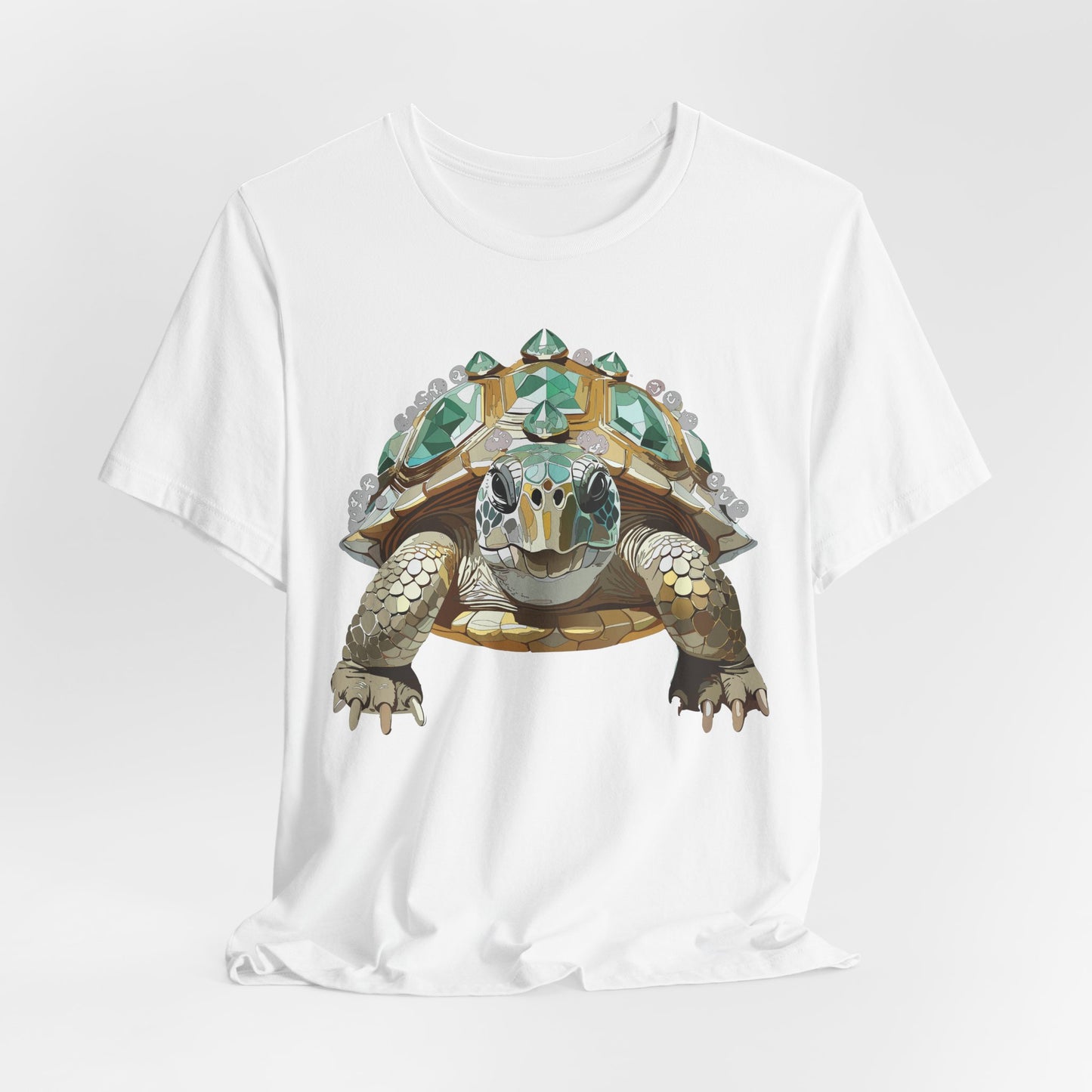 Animal Shirt, Shirt with Animal, Tee Shirt with Gold Animal Medal, Shirt with Antique Animal Medallion