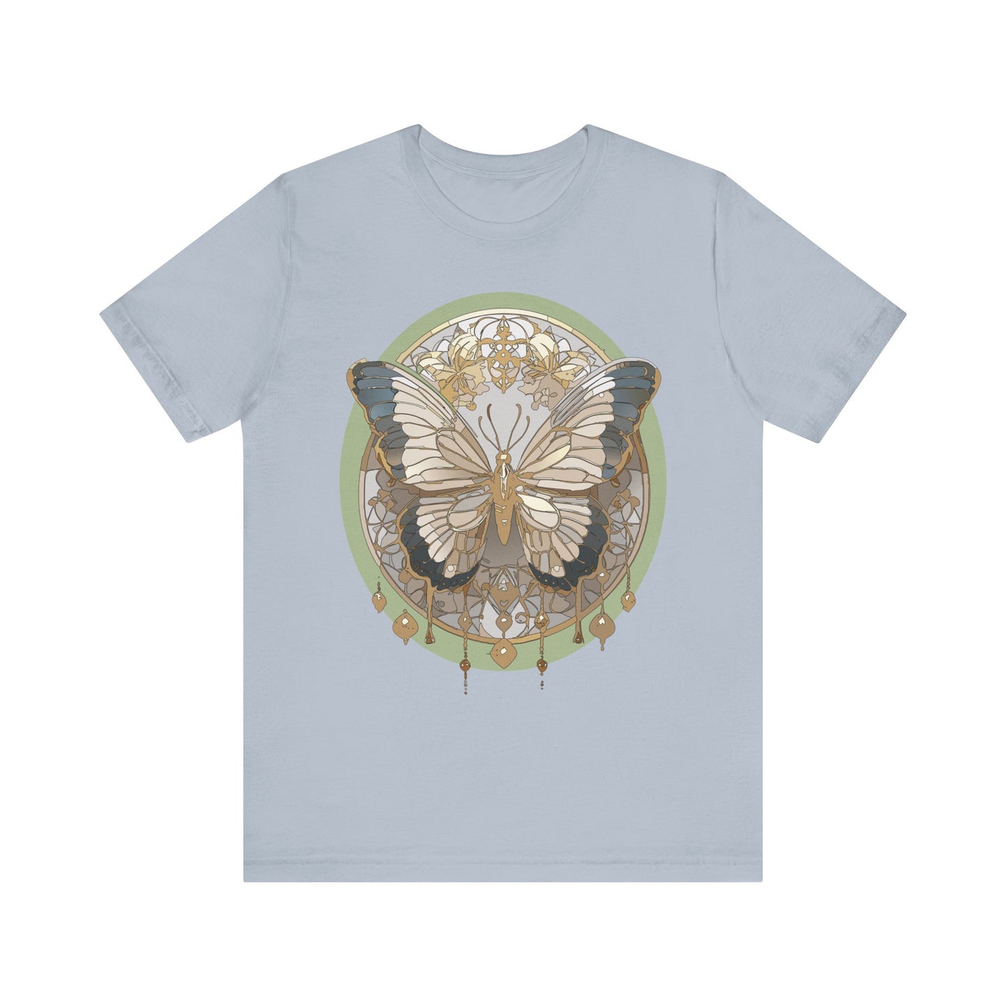 Butterfly Shirt, Shirt with Butterfly, Tee Shirt with Antique Butterfly