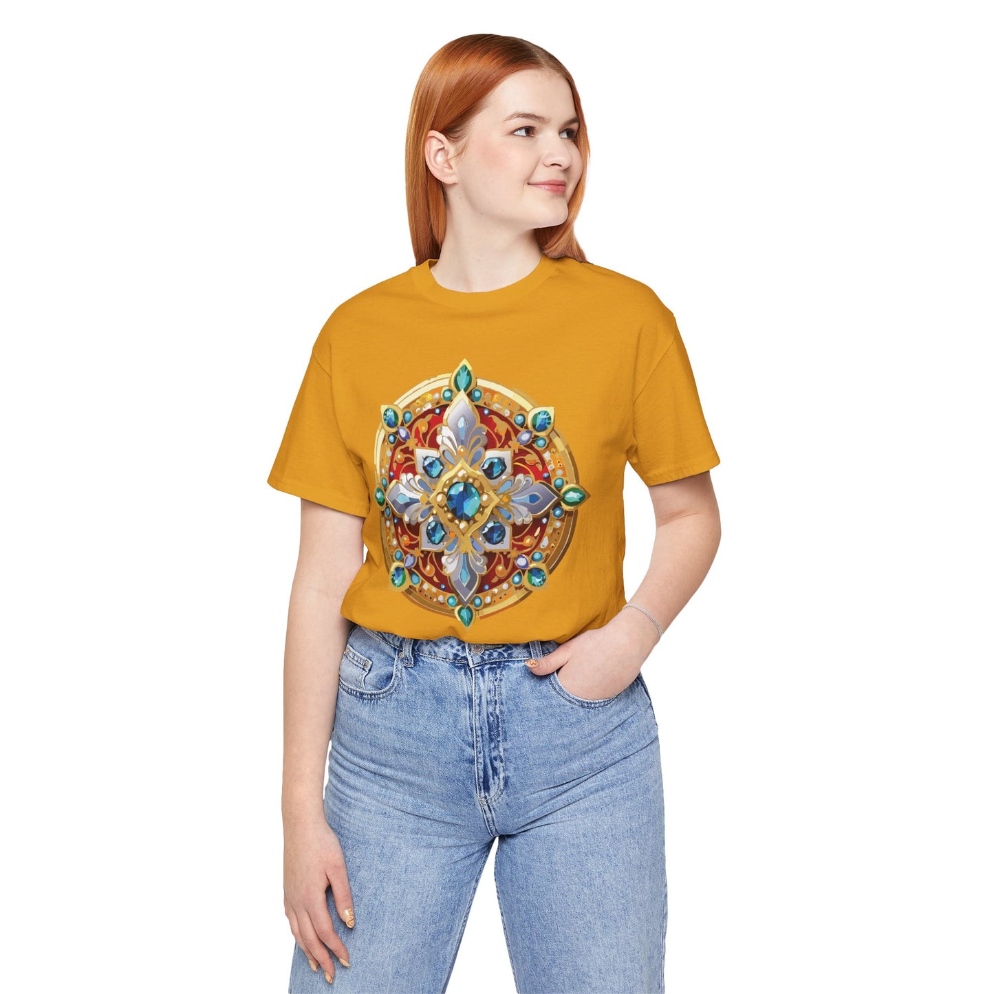 Medallion Shirt, Shirt with Medallion, Tee Shirt with Medal
