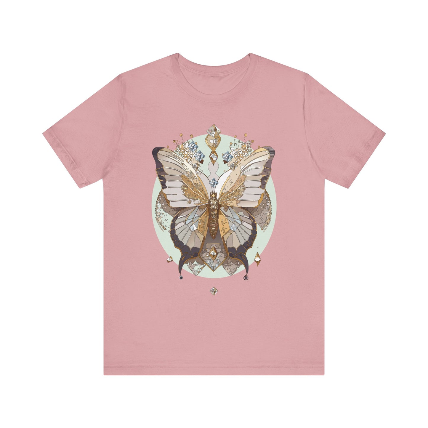 Butterfly Shirt, Shirt with Butterfly, Tee Shirt with Antique Butterfly