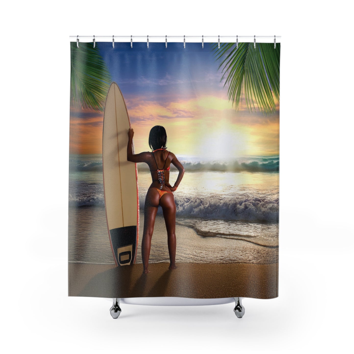 Woman Shower Curtain