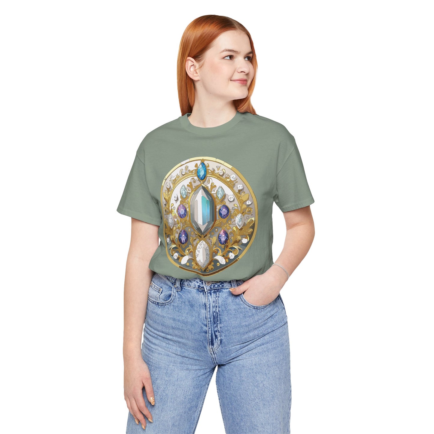 Medallion Shirt, Shirt with Medallion, Tee Shirt with Medal