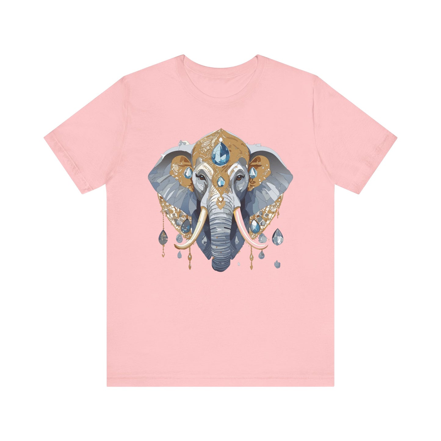 Animal Shirt, Shirt with Animal, Tee Shirt with Gold Animal Medal, Shirt with Antique Animal Medallion
