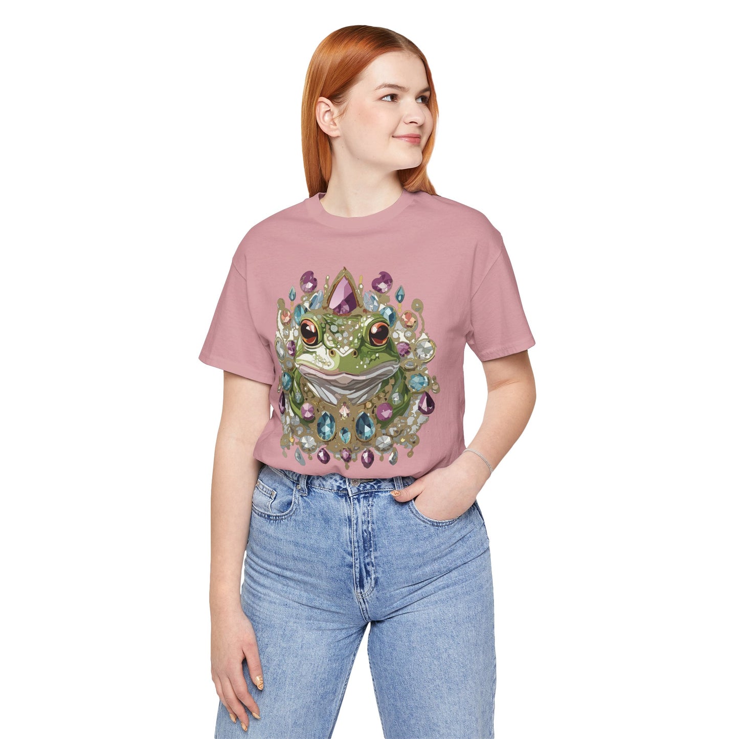 Animal Shirt, Shirt with Animal, Tee Shirt with Gold Animal Medal, Shirt with Antique Animal Medallion