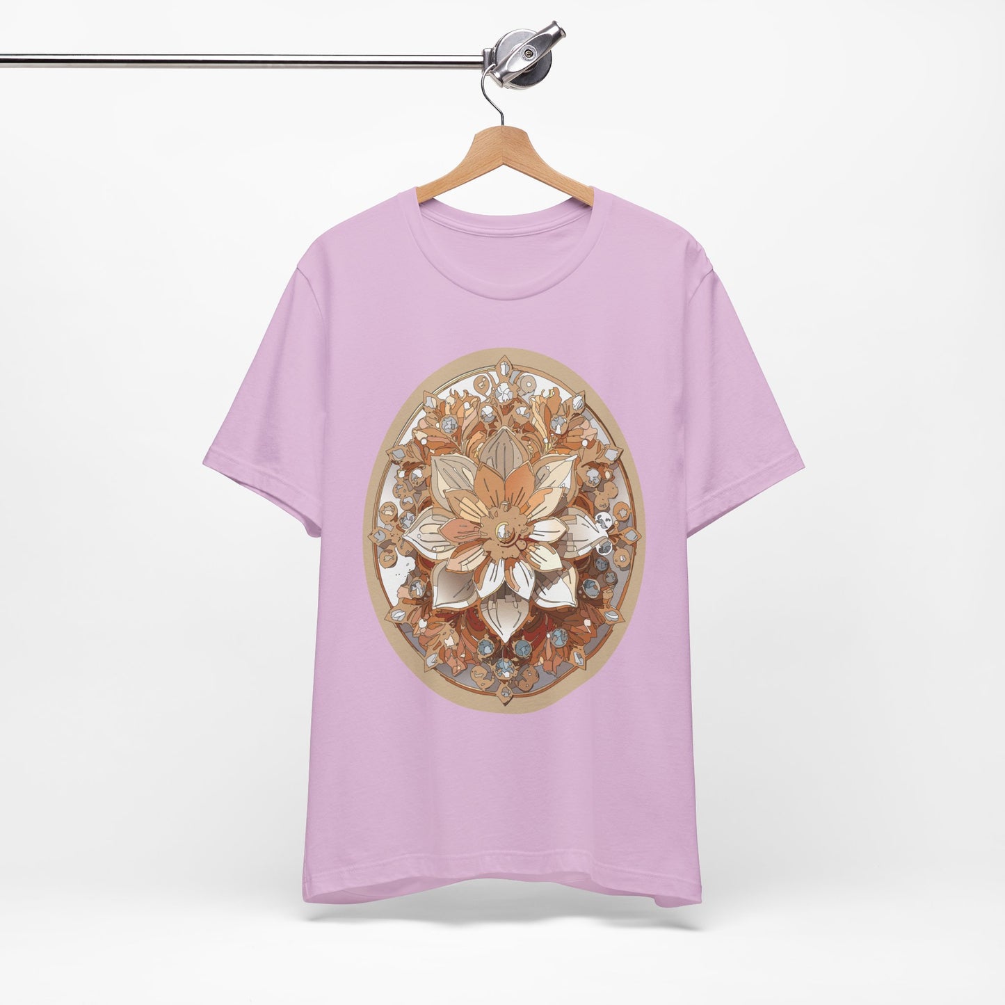 Floral Shirt, Flower Shirt, Tee Shirt with Antique Flower
