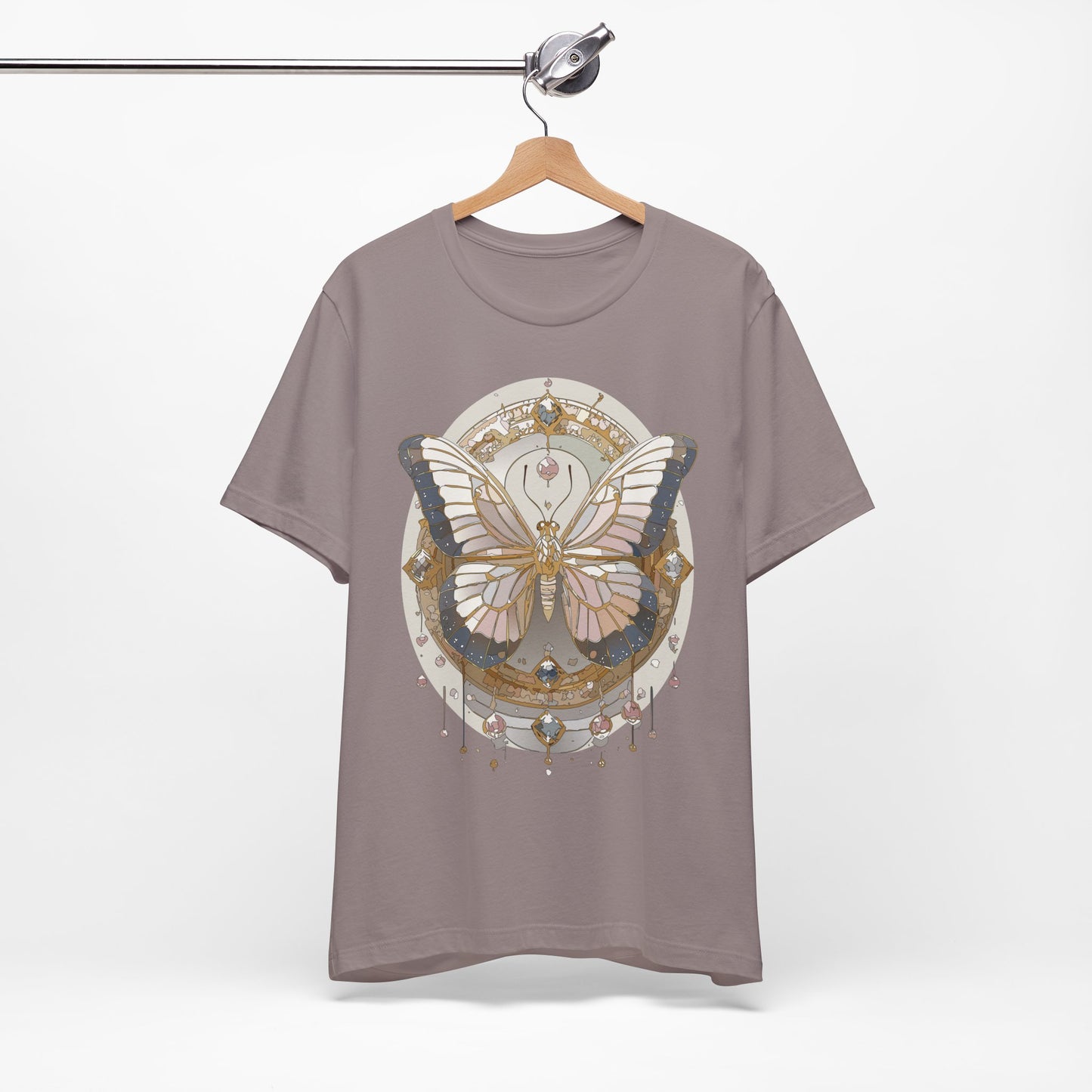 Butterfly Shirt, Shirt with Butterfly, Tee Shirt with Antique Butterfly