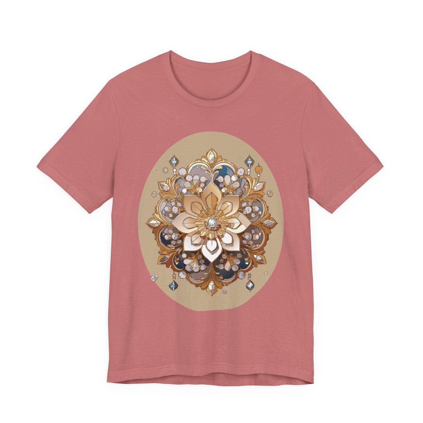 Floral Shirt, Flower Shirt, Tee Shirt with Antique Flower
