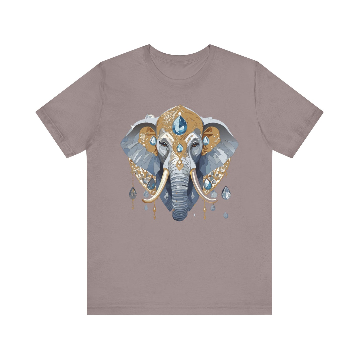 Animal Shirt, Shirt with Animal, Tee Shirt with Gold Animal Medal, Shirt with Antique Animal Medallion