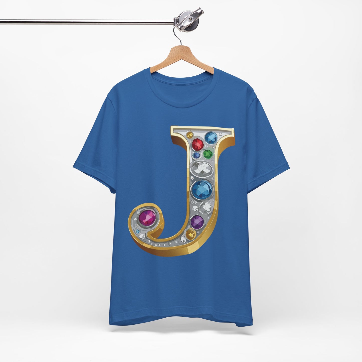 Letter Shirt, Shirt with Letters, Tee Shirt with Gold Letter, Shirt with Antique Letters