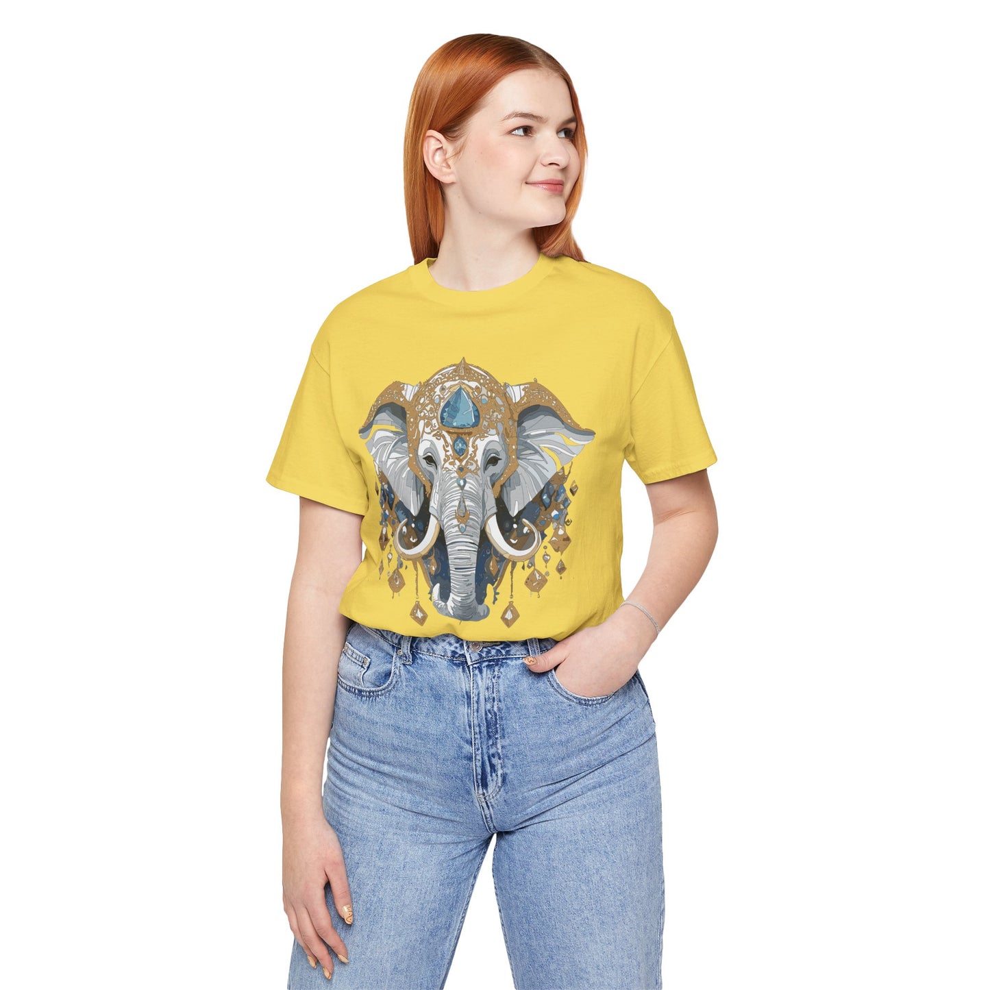 Animal Shirt, Shirt with Animal, Tee Shirt with Gold Animal Medal, Shirt with Antique Animal Medallion