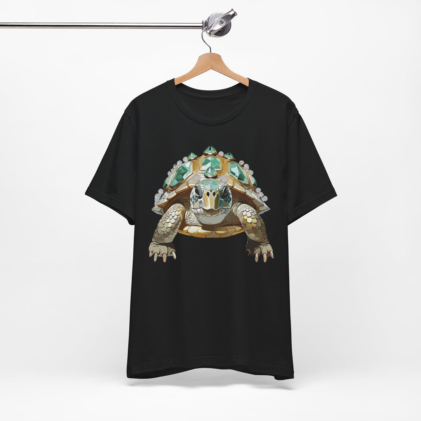 Animal Shirt, Shirt with Animal, Tee Shirt with Gold Animal Medal, Shirt with Antique Animal Medallion