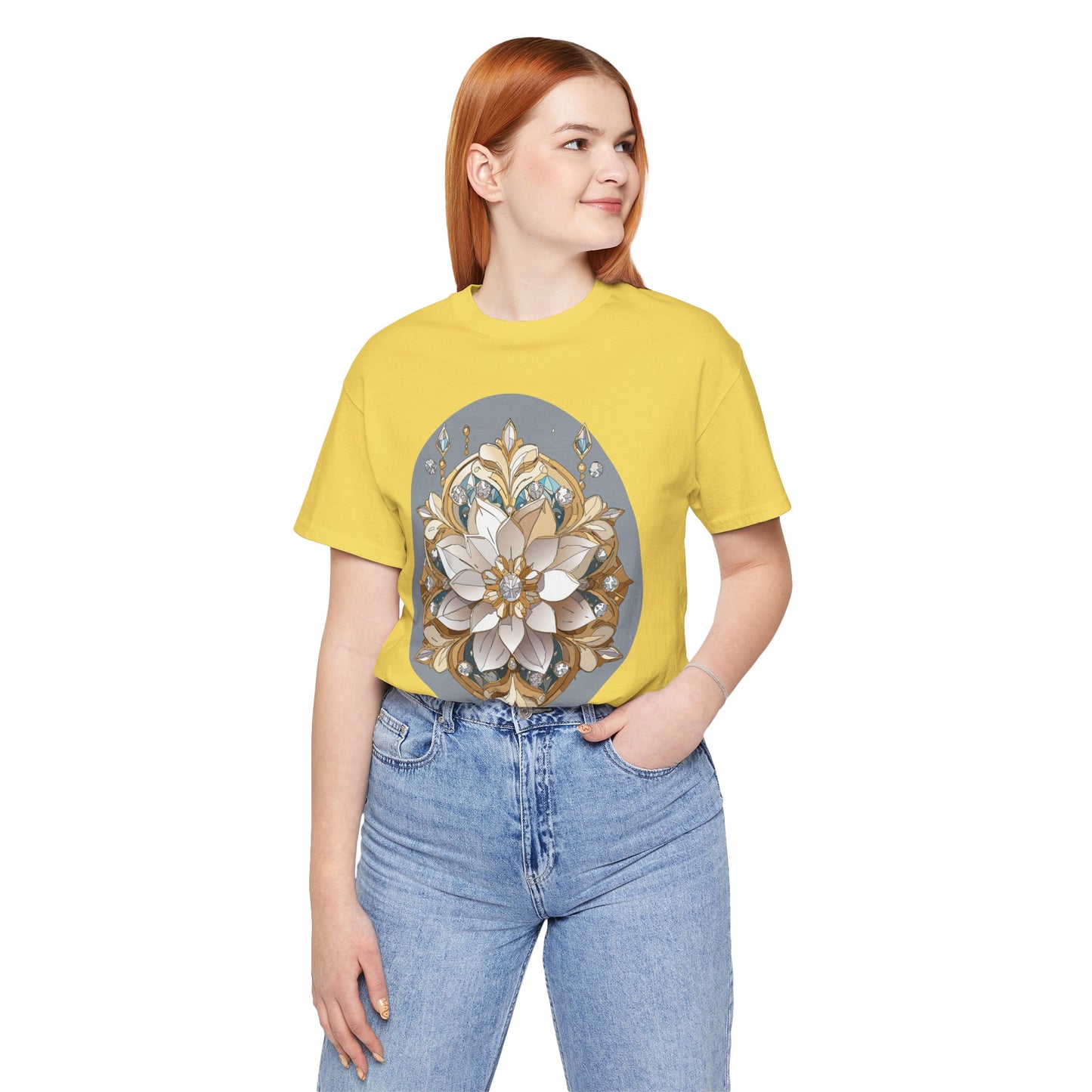Floral Shirt, Flower Shirt, Tee Shirt with Antique Flower