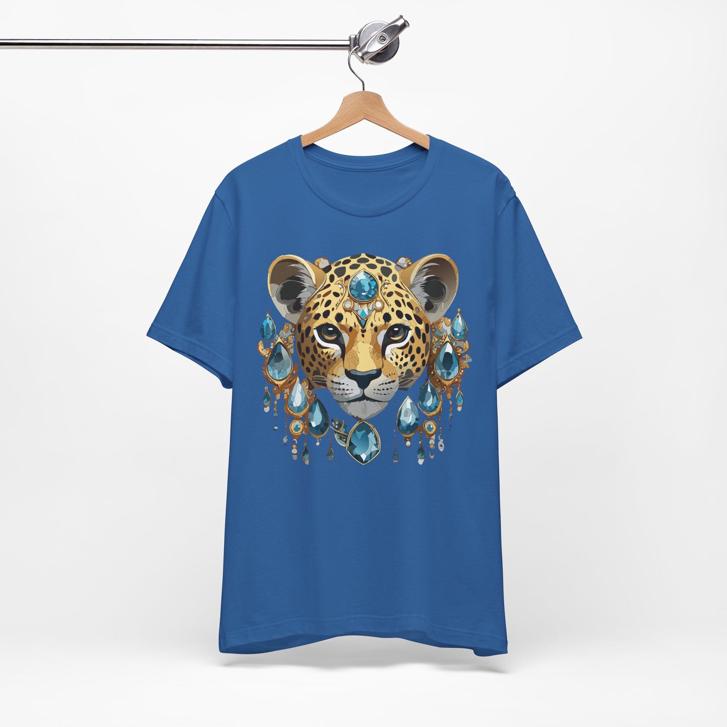 Animal Shirt, Shirt with Animal, Tee Shirt with Gold Animal Medal, Shirt with Antique Animal Medallion