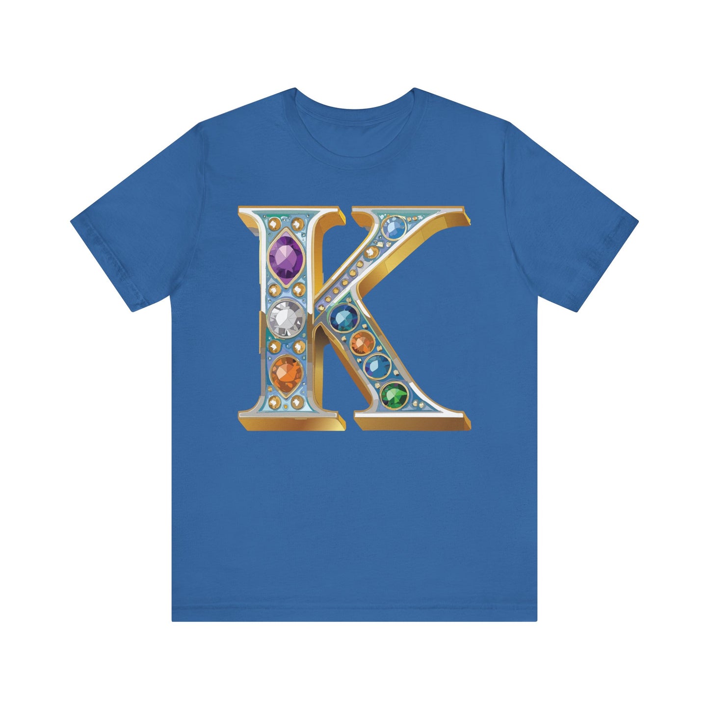 Letter Shirt, Shirt with Letters, Tee Shirt with Gold Letter, Shirt with Antique Letters