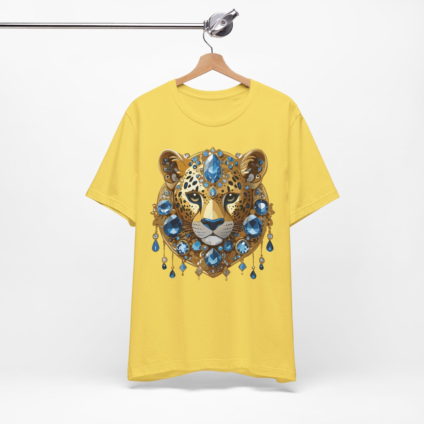 Animal Shirt, Shirt with Animal, Tee Shirt with Gold Animal Medal, Shirt with Antique Animal Medallion