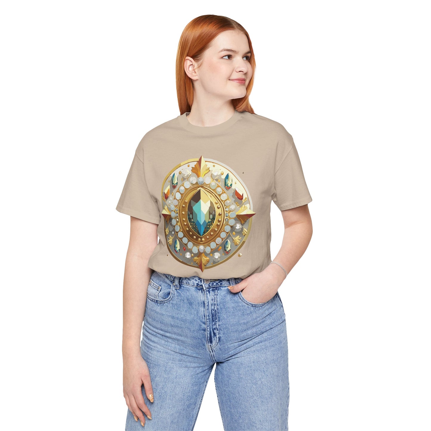 Medallion Shirt, Shirt with Medallion, Tee Shirt with Medal
