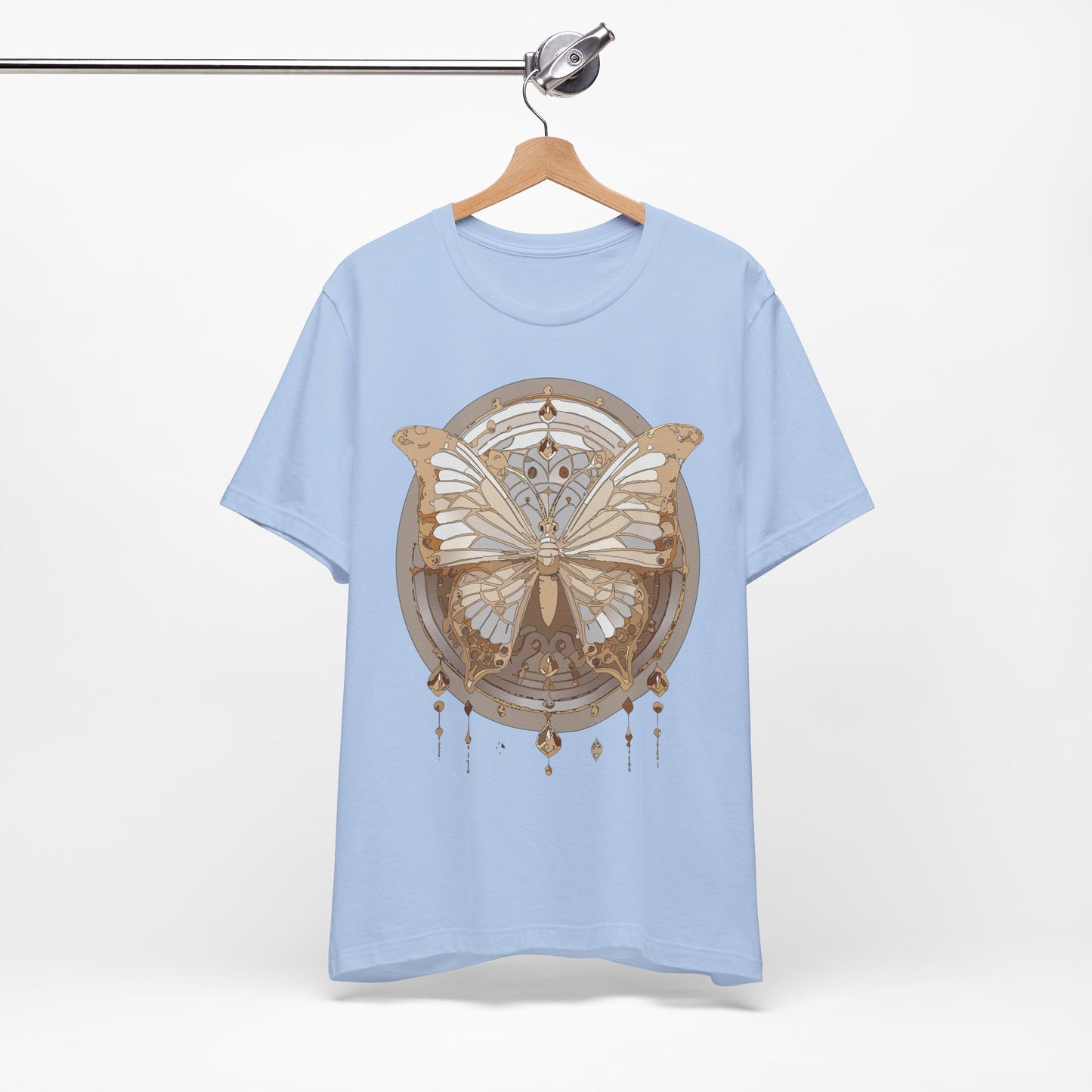 Butterfly Shirt, Shirt with Butterfly, Tee Shirt with Antique Butterfly