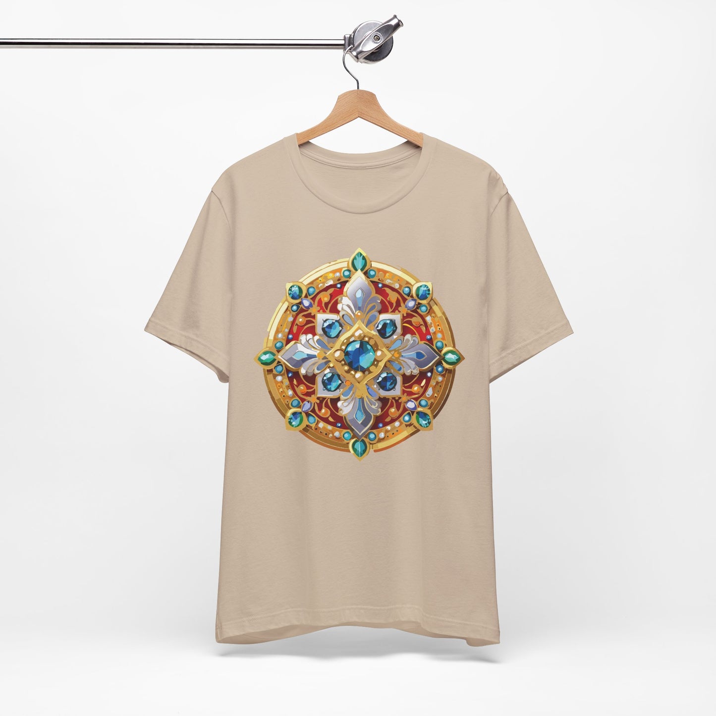 Medallion Shirt, Shirt with Medallion, Tee Shirt with Medal