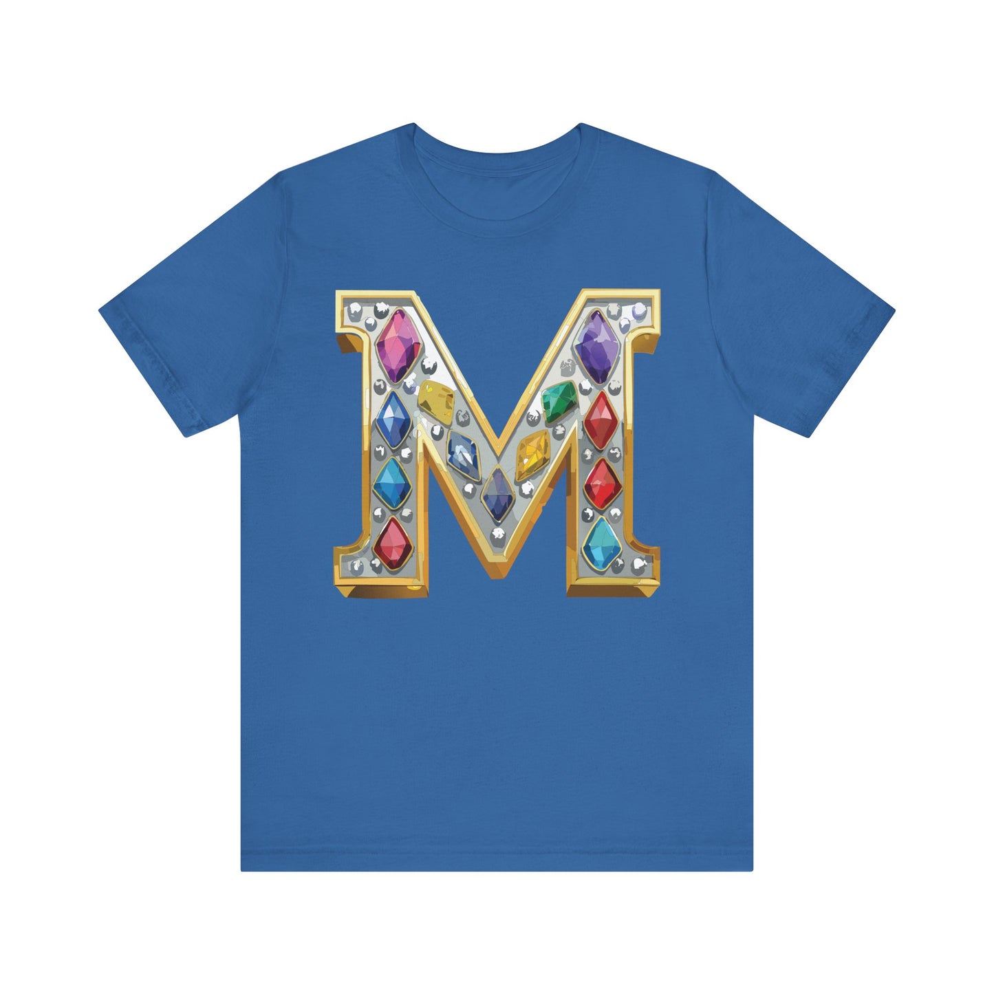 Letter Shirt, Shirt with Letters, Tee Shirt with Gold Letter, Shirt with Antique Letters