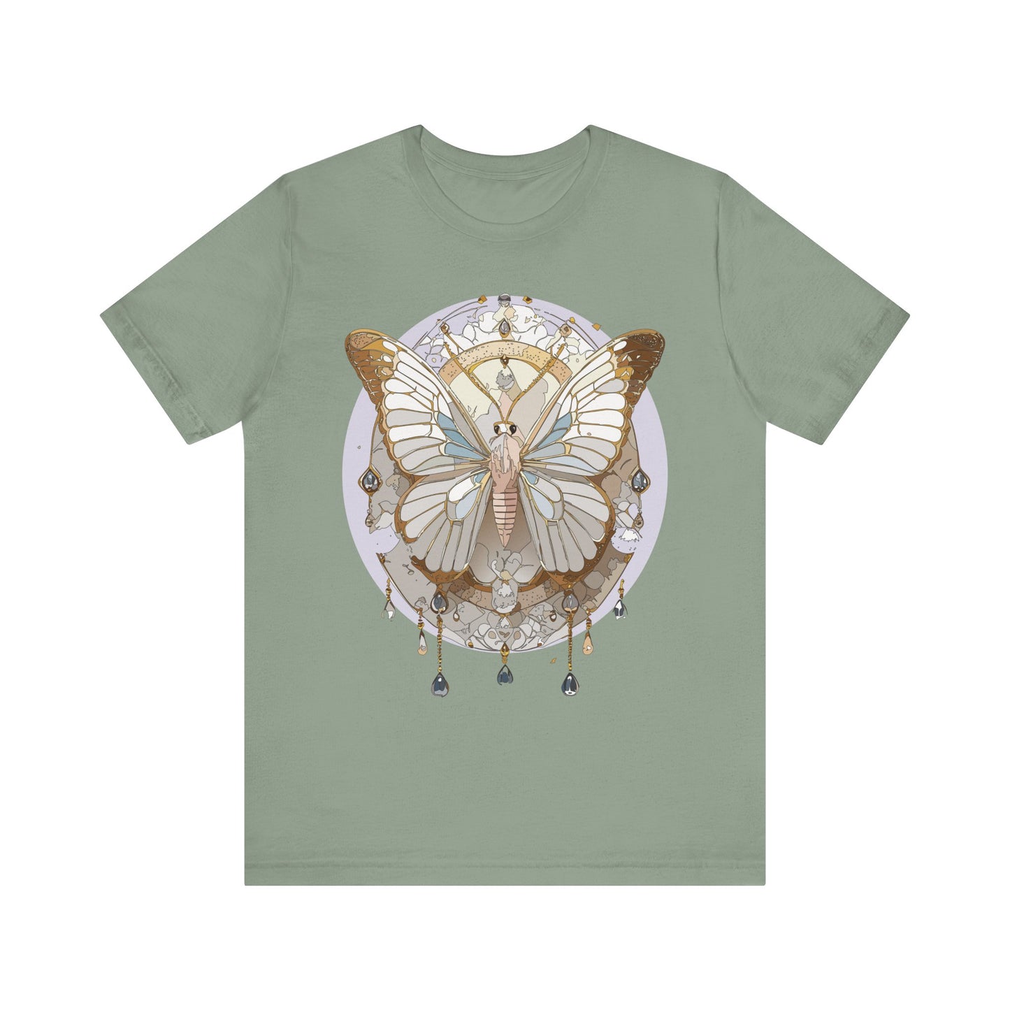 Butterfly Shirt, Shirt with Butterfly, Tee Shirt with Antique Butterfly