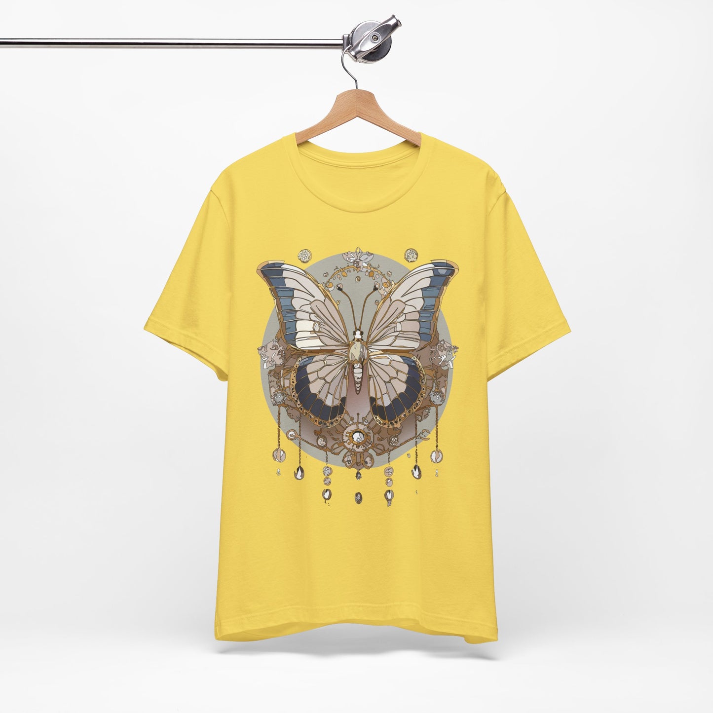 Butterfly Shirt, Shirt with Butterfly, Tee Shirt with Antique Butterfly