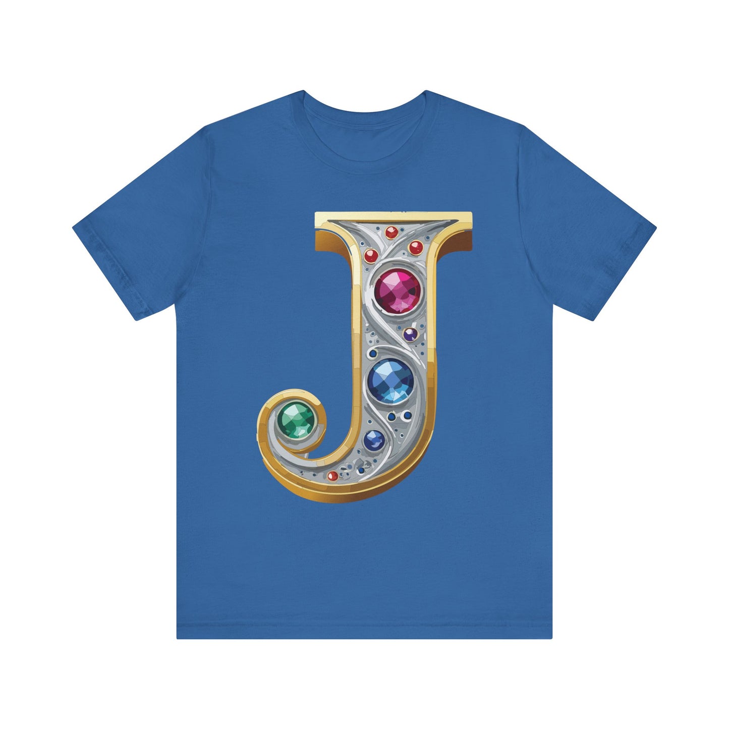Letter Shirt, Shirt with Letters, Tee Shirt with Gold Letter, Shirt with Antique Letters