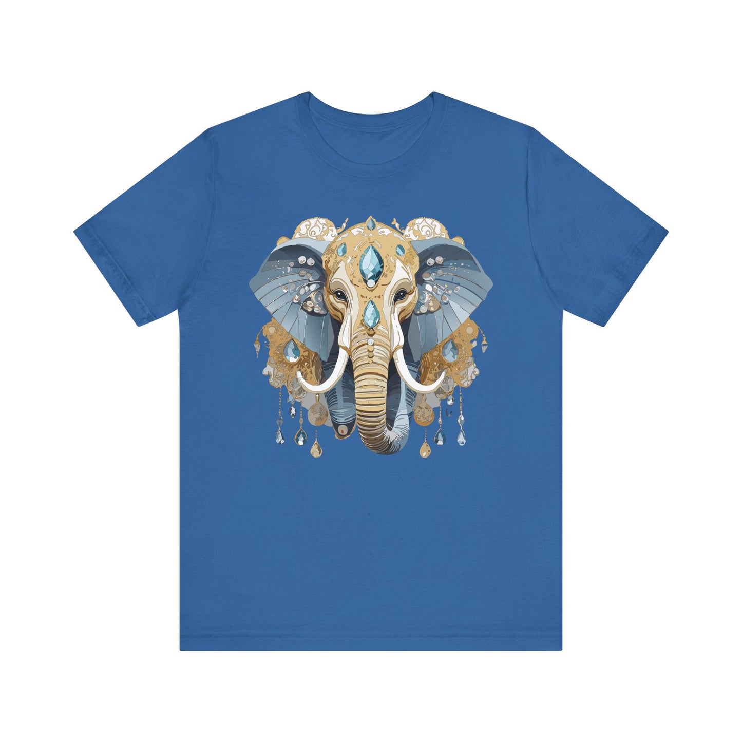Animal Shirt, Shirt with Animal, Tee Shirt with Gold Animal Medal, Shirt with Antique Animal Medallion