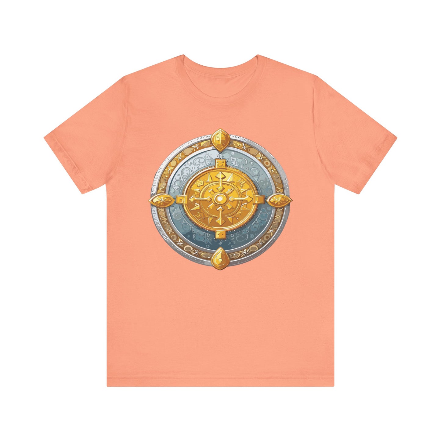 Coin Shirt, Shirt with Coin, Tee Shirt with Gold Coin, Shirt with Antique Coin