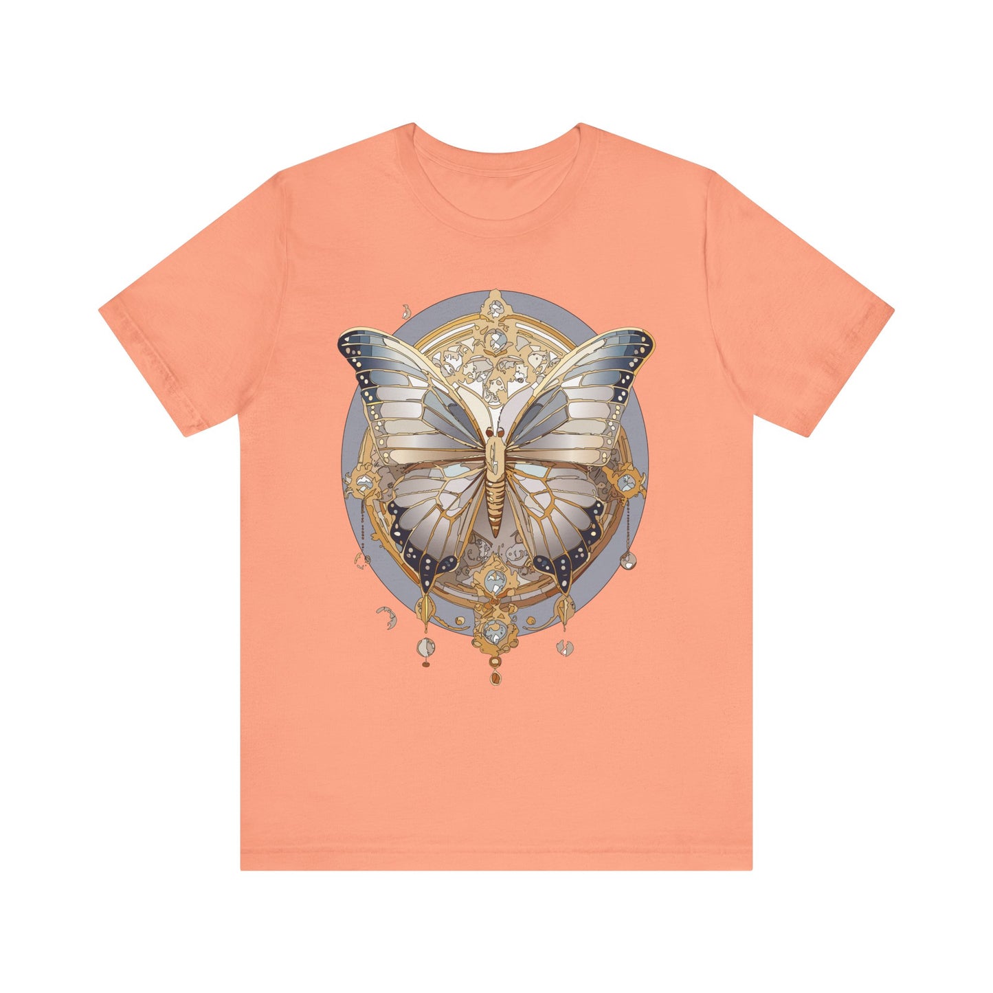 Butterfly Shirt, Shirt with Butterfly, Tee Shirt with Antique Butterfly