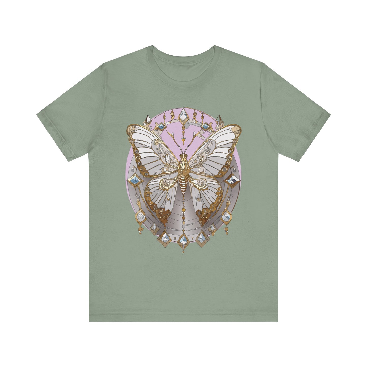 Butterfly Shirt, Shirt with Butterfly, Tee Shirt with Antique Butterfly