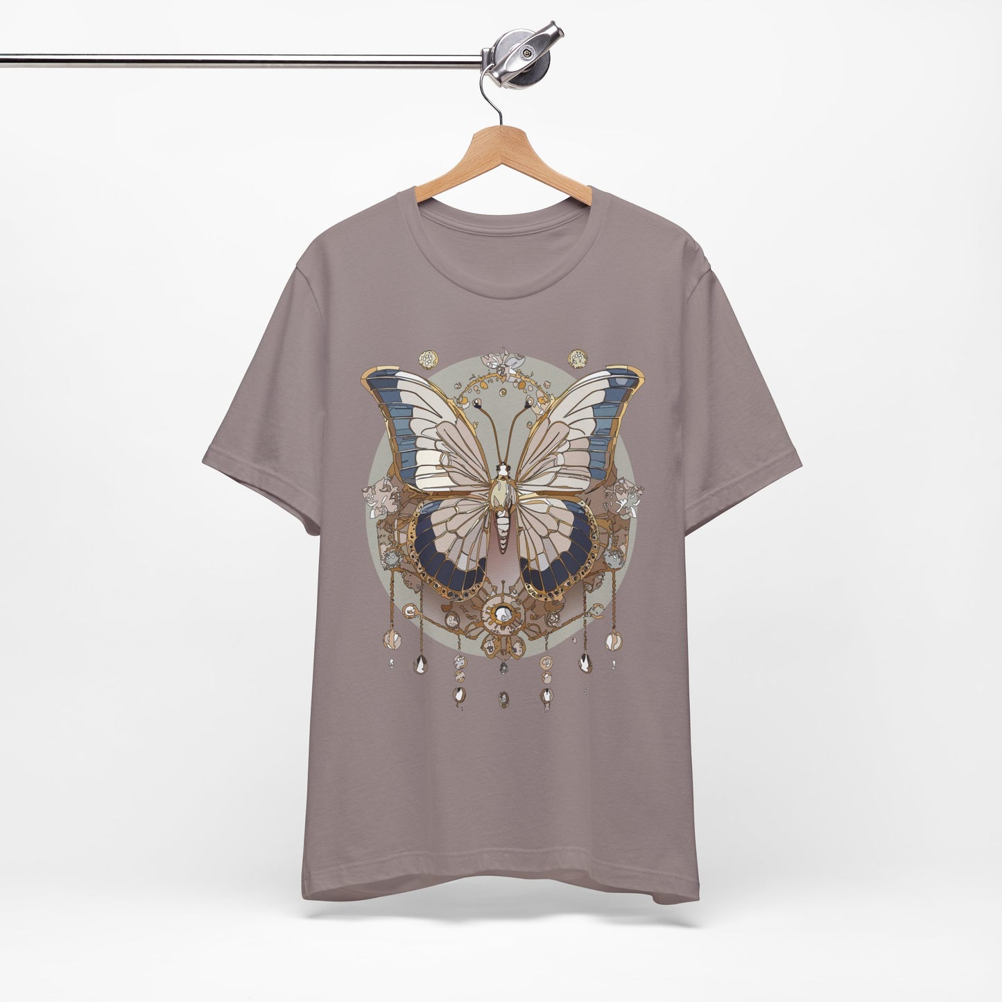 Butterfly Shirt, Shirt with Butterfly, Tee Shirt with Antique Butterfly