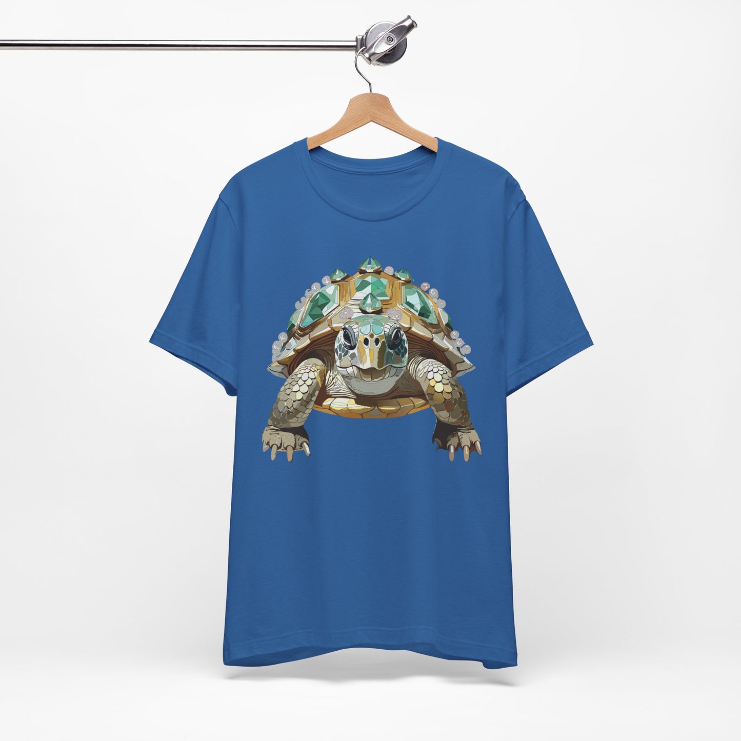 Animal Shirt, Shirt with Animal, Tee Shirt with Gold Animal Medal, Shirt with Antique Animal Medallion