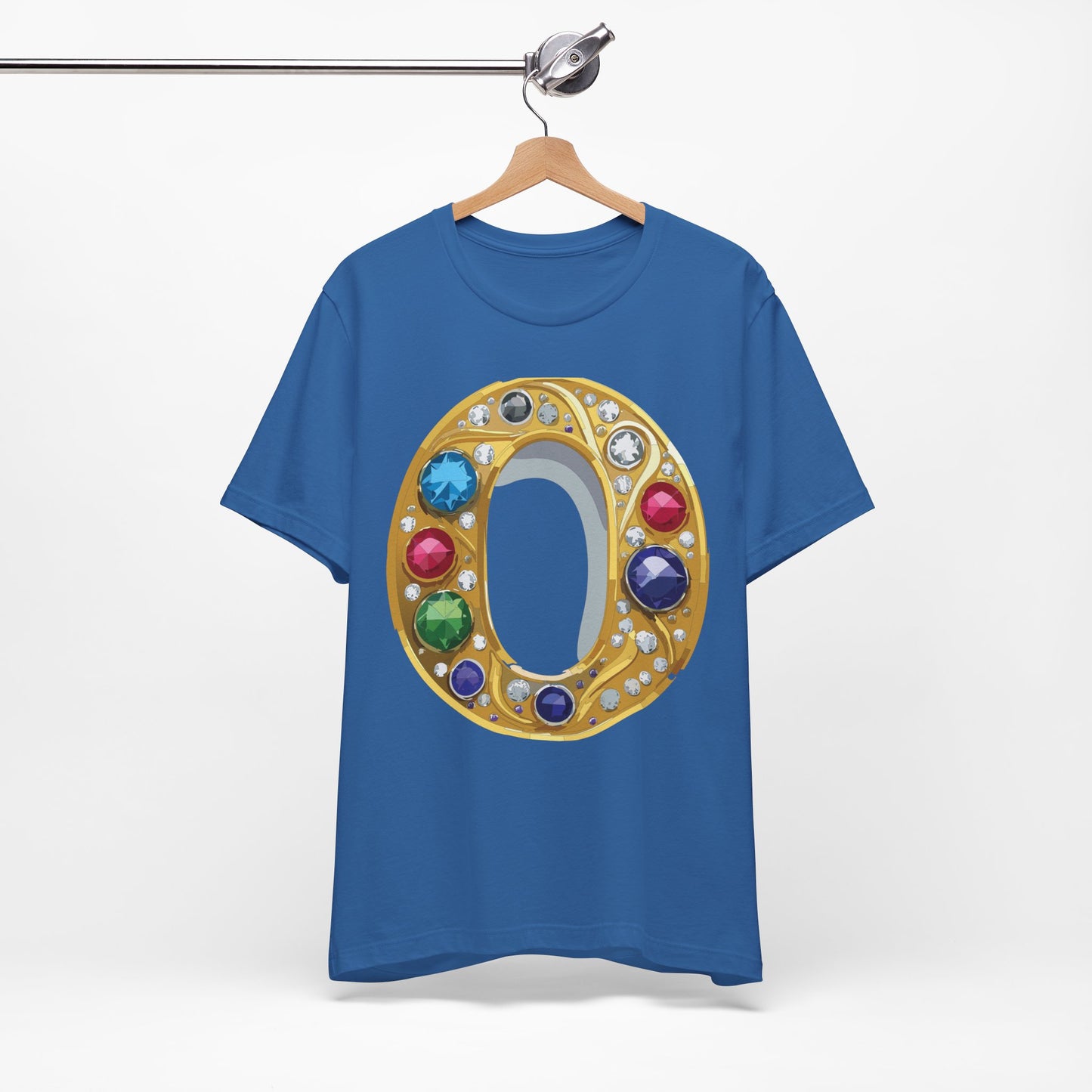 Letter Shirt, Shirt with Letters, Tee Shirt with Gold Letter, Shirt with Antique Letters