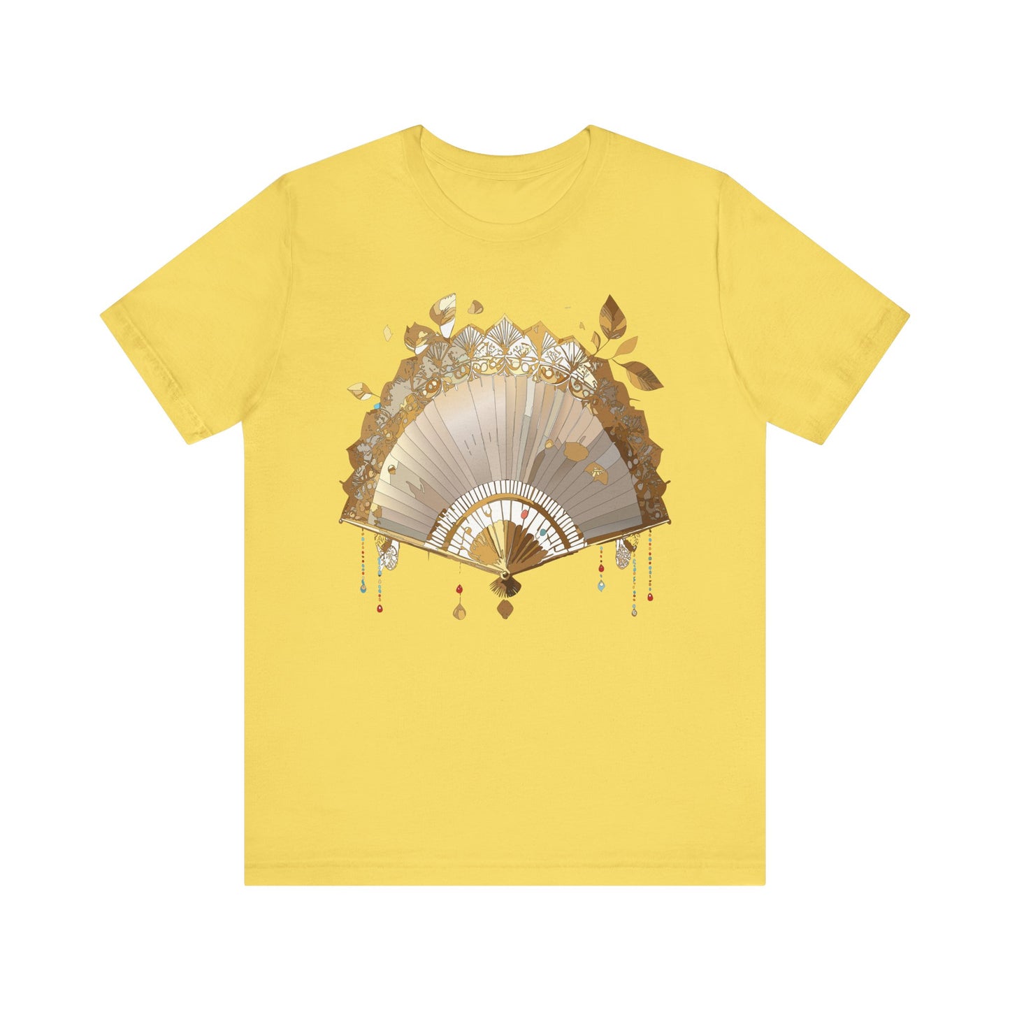 Fan shirt, Shirt with Fan, Tee Shirt with Gold Blower