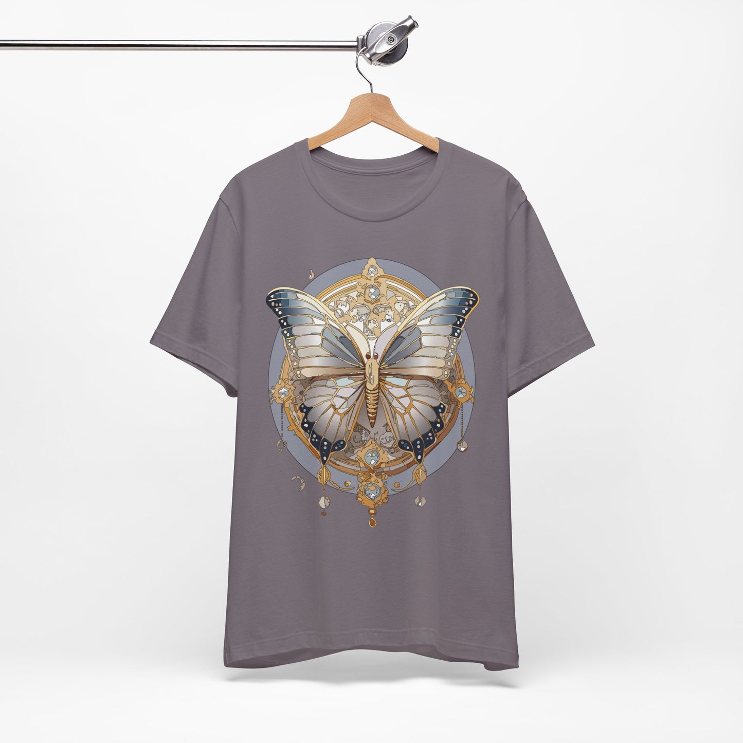 Butterfly Shirt, Shirt with Butterfly, Tee Shirt with Antique Butterfly