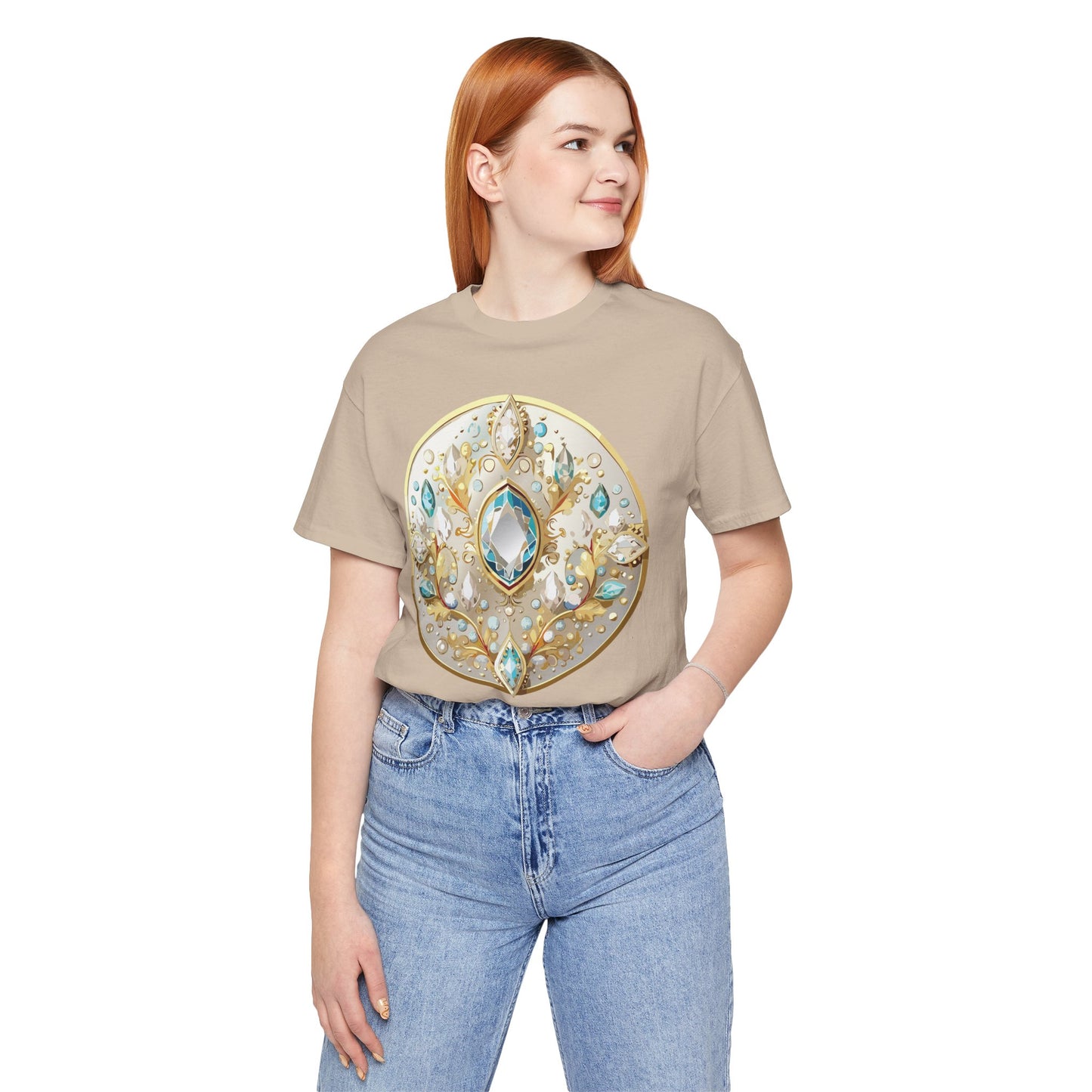 Medallion Shirt, Shirt with Medallion, Tee Shirt with Medal