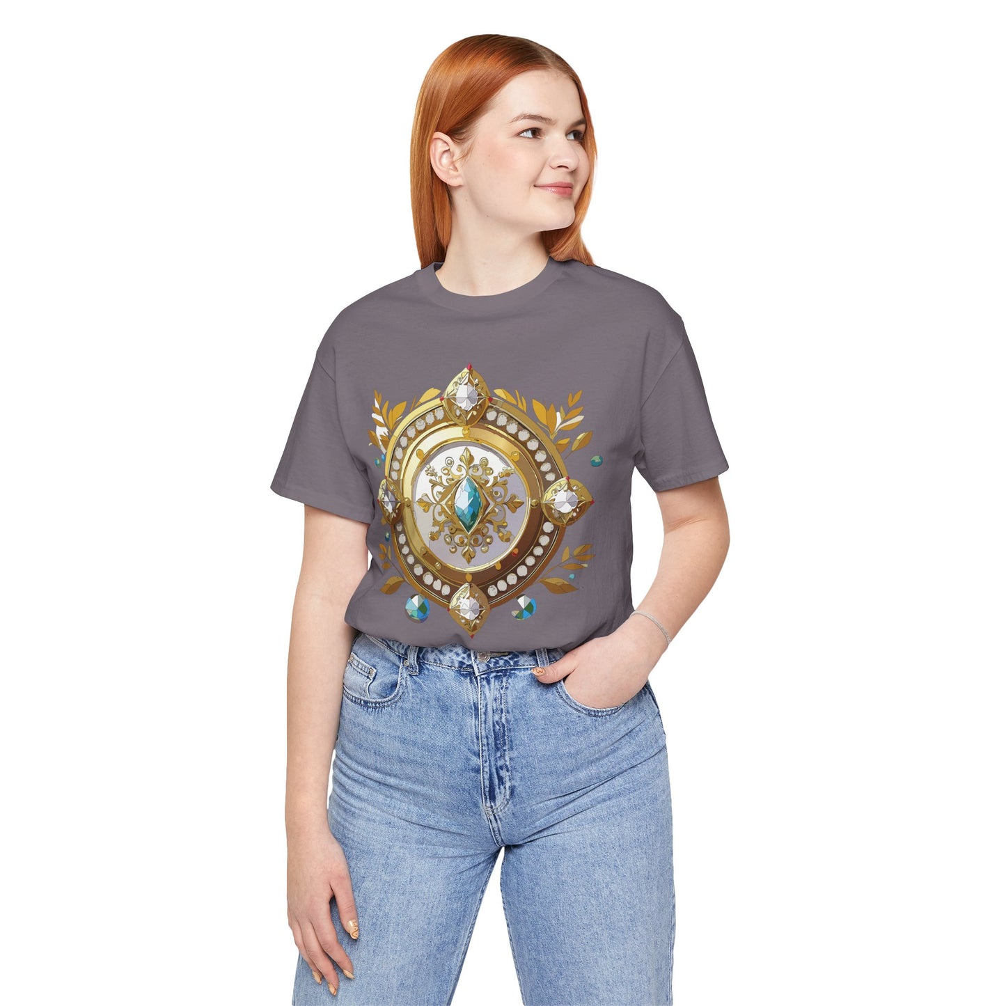 Medallion Shirt, Shirt with Medallion, Tee Shirt with Medal