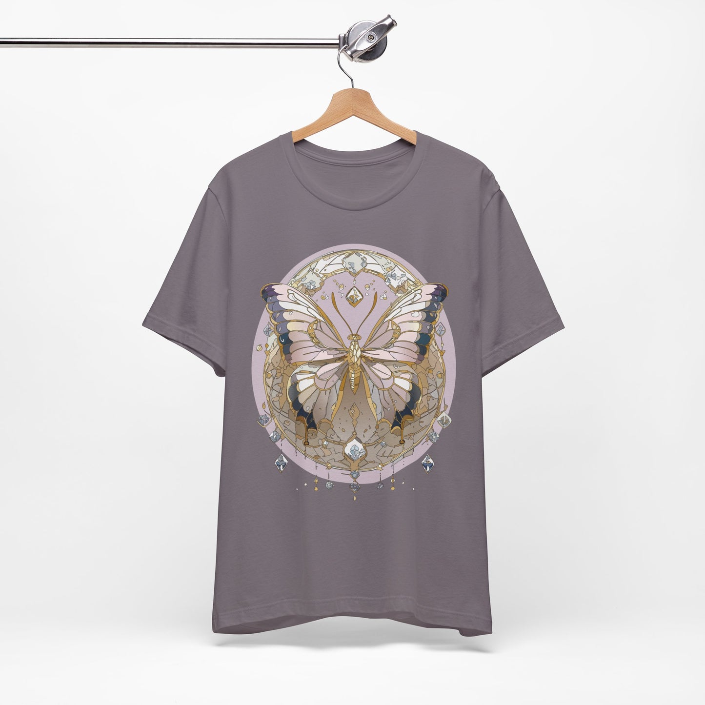Butterfly Shirt, Shirt with Butterfly, Tee Shirt with Antique Butterfly
