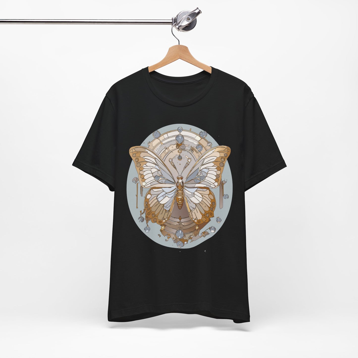 Butterfly Shirt, Shirt with Butterfly, Tee Shirt with Antique Butterfly