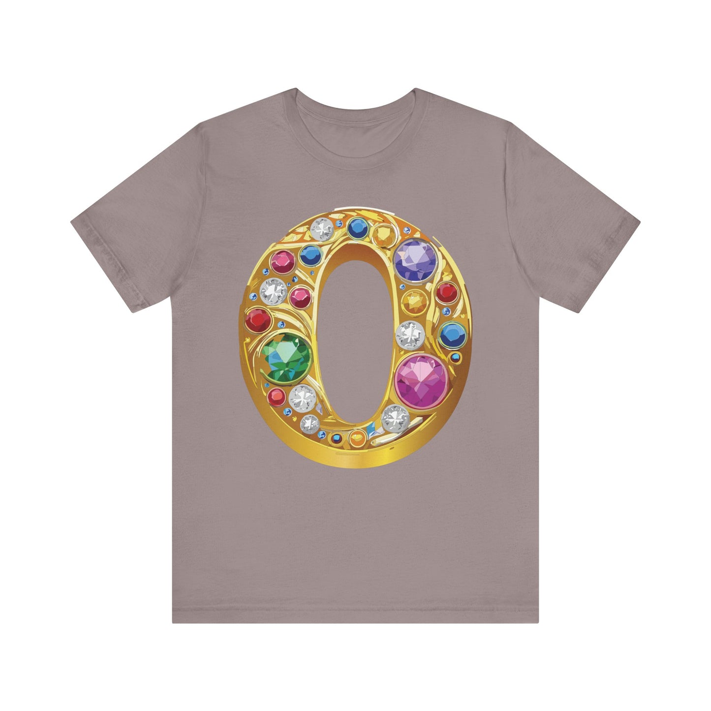 Letter Shirt, Shirt with Letters, Tee Shirt with Gold Letter, Shirt with Antique Letters