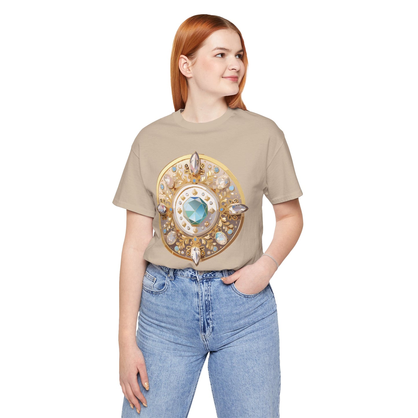 Medallion Shirt, Shirt with Medallion, Tee Shirt with Medal